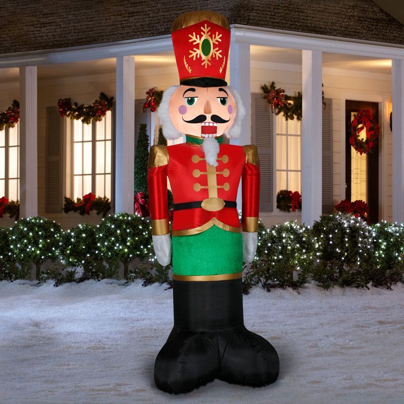 The Holiday Aisle® Airblown Luxe Nutcracker Inflatable Wayfair